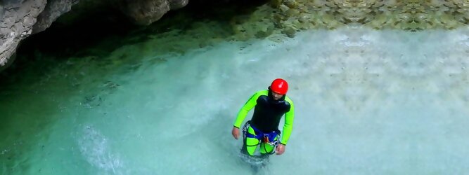 Canyoning - Die Hotspots für Rafting und Canyoning. Abenteuer Aktivität in der Tiroler Natur. Tiefe Schluchten, Klammen, Gumpen, Naturwasserfälle.