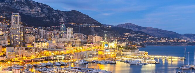 Trip Menorca Feriendestination Monaco - Genießen Sie die Fahrt Ihres Lebens am Steuer eines feurigen Lamborghini oder rassigen Ferrari. Starten Sie Ihre Spritztour in Monaco und lassen Sie das Fürstentum unter den vielen bewundernden Blicken der Passanten hinter sich. Cruisen Sie auf den wunderschönen Küstenstraßen der Côte d’Azur und den herrlichen Panoramastraßen über und um Monaco. Erleben Sie die unbeschreibliche Erotik dieses berauschenden Fahrgefühls, spüren Sie die Power & Kraft und das satte Brummen & Vibrieren der Motoren. Erkunden Sie als Pilot oder Co-Pilot in einem dieser legendären Supersportwagen einen Abschnitt der weltberühmten Formel-1-Rennstrecke in Monaco. Nehmen Sie als Erinnerung an diese Challenge ein persönliches Video oder Zertifikat mit nach Hause. Die beliebtesten Orte für Ferien in Monaco, locken mit besten Angebote für Hotels und Ferienunterkünfte mit Werbeaktionen, Rabatten, Sonderangebote für Monaco Urlaub buchen.